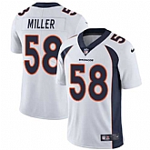 Nike Denver Broncos #58 Von Miller White NFL Vapor Untouchable Limited Jersey,baseball caps,new era cap wholesale,wholesale hats